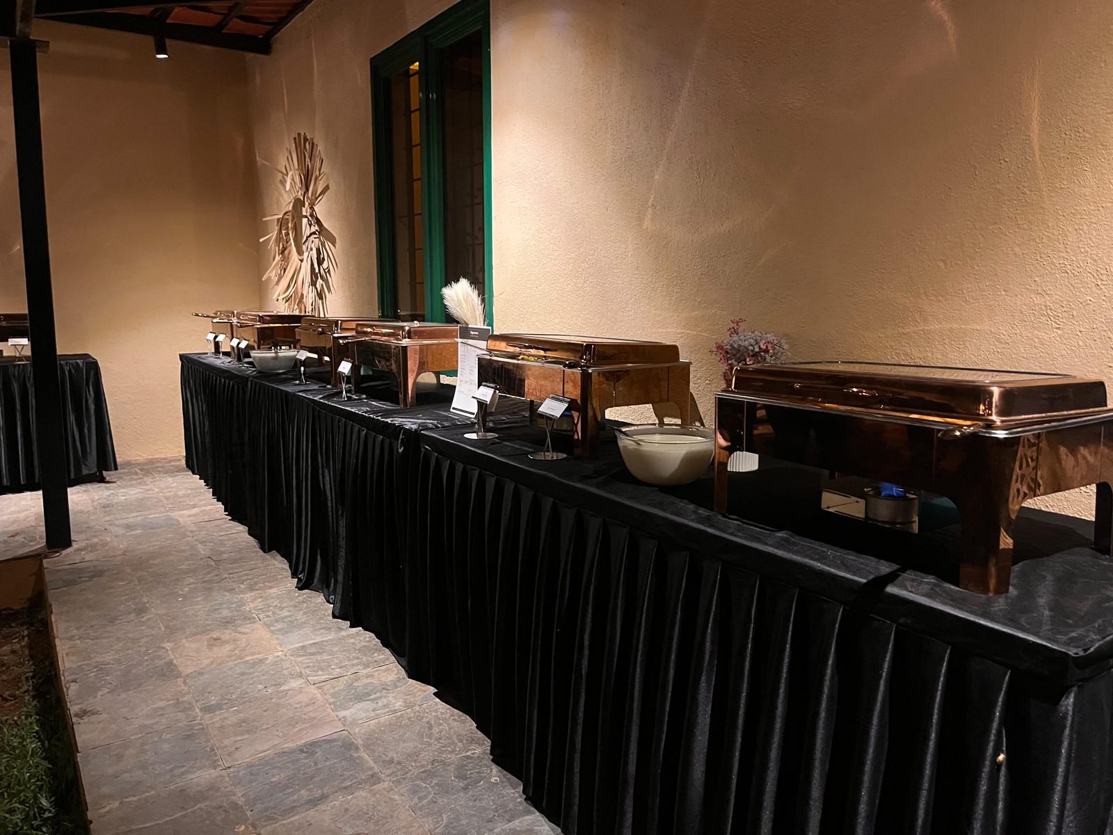 Premium corporate catering setup — leadership offsite, Bangalore